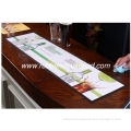 Non-woven Cloth Rubber Bar Mat , Durable Fancy Place Mats